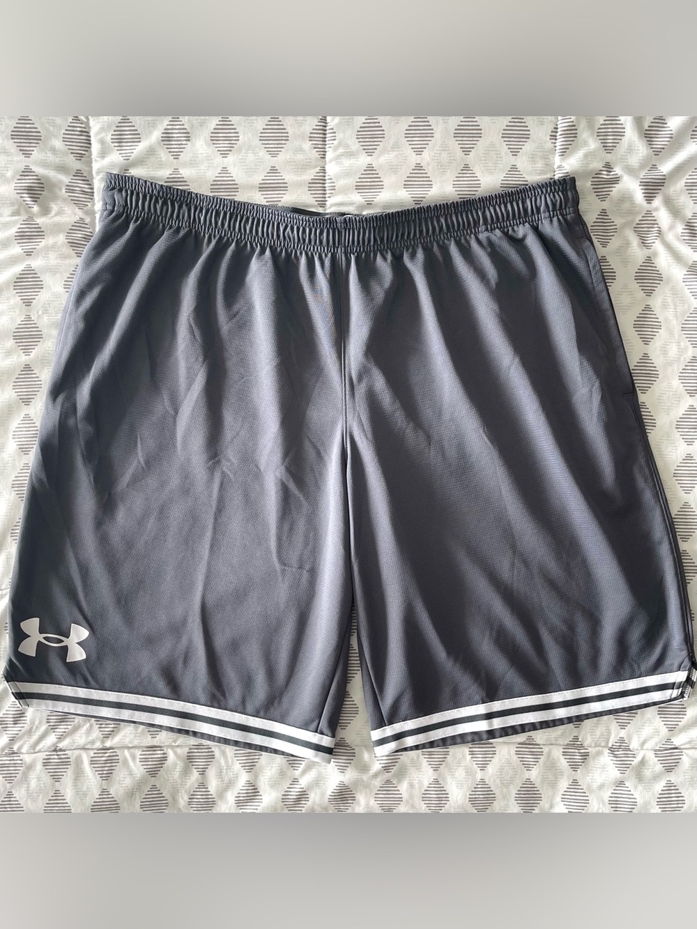 Under Armour Perimeter Basketball Shorts - Classic Trim & Breathable Mesh - 2XLT